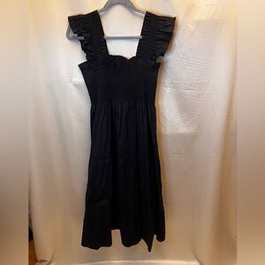 Hill House Ellie Nap Dress Black Poplin